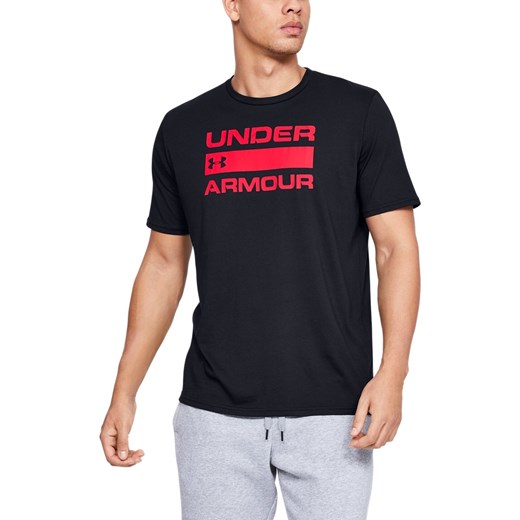 T-shirt męski Under Armour bawełniany z napisem 