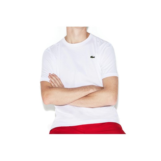 T-shirt męski Lacoste z krótkim rękawem casual gładki 