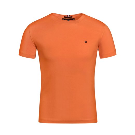 T-shirt chłopięce Tommy Hilfiger pomarańczowa z krótkim rękawem 