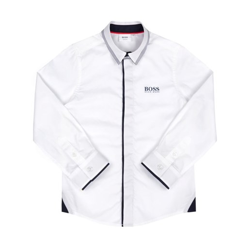 Boss Koszula J25E01 Biały Slim Fit