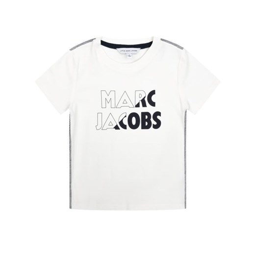 Bluzka dziewczęca biała Little Marc Jacobs 