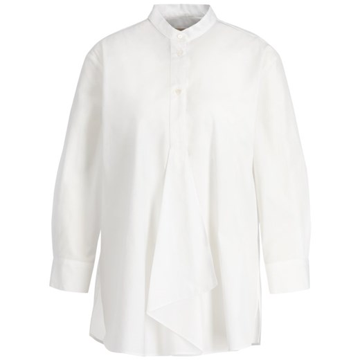 Biała koszula damska Max Mara wiosenna z długim rękawem 