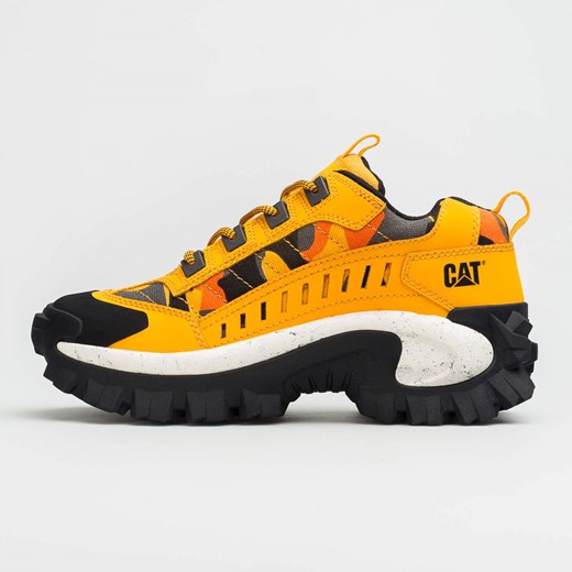 Buty sportowe damskie Caterpillar sznurowane na wiosnę bez wzorów na platformie 