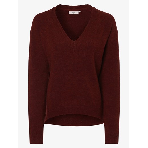 Minimum - Sweter damski z dodatkiem moheru – Lissen, czerwony Minimum  M vangraaf