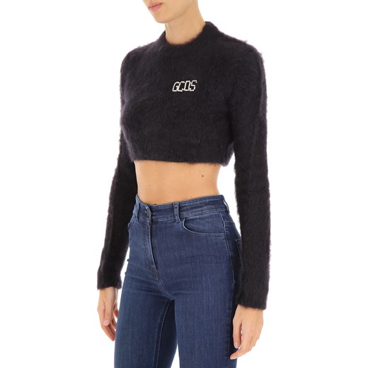 GCDS Sweter dla Kobiet Na Wyprzedaży, czarny, Poliamid, 2019, 44 M