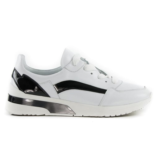 Sneakersy damskie Lurso białe na platformie