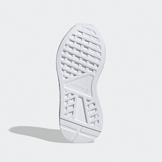 Buty sportowe damskie Adidas Originals białe gładkie płaskie wiązane 