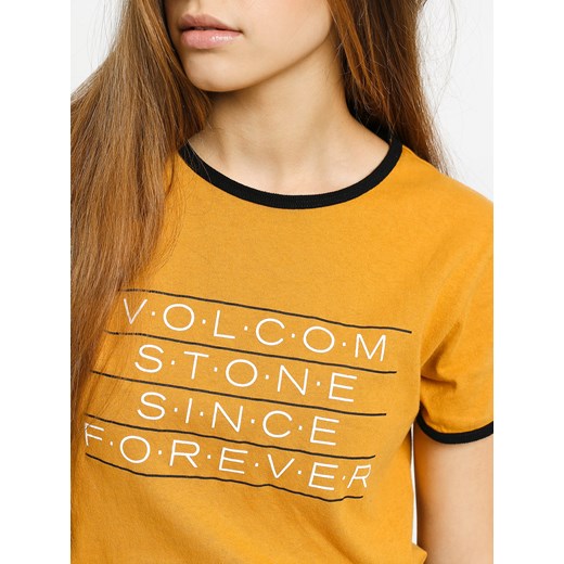 T-shirt Volcom Keep Goin Ringer Wmn (dijon)