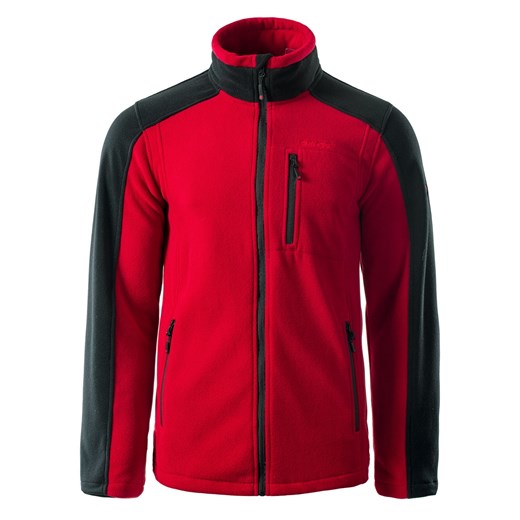Męski polar MONROE 98006-DK RED/BLK HI-TEC, Kolor - DARK RED/BLACK, Płeć - MEN, Rozmiar - M