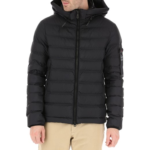 Peuterey Kurtka Puchowa dla Mężczyzn, Puchowa Kurtka Narciarska Na Wyprzedaży, niebieski atramentowy, Poliester, 2019, L XL