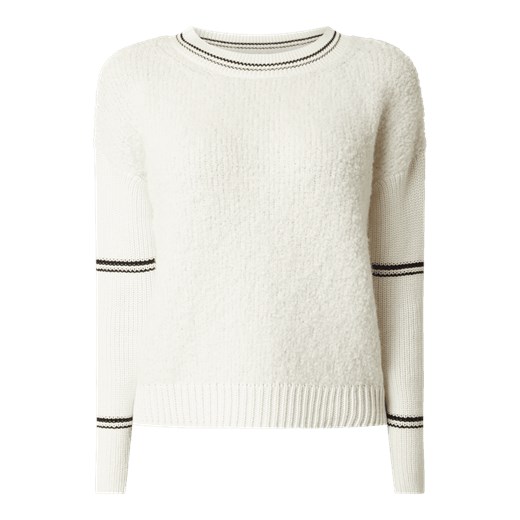 Sweter z wstawką w kontrastowym kolorze Marc O'Polo  S Peek&Cloppenburg 