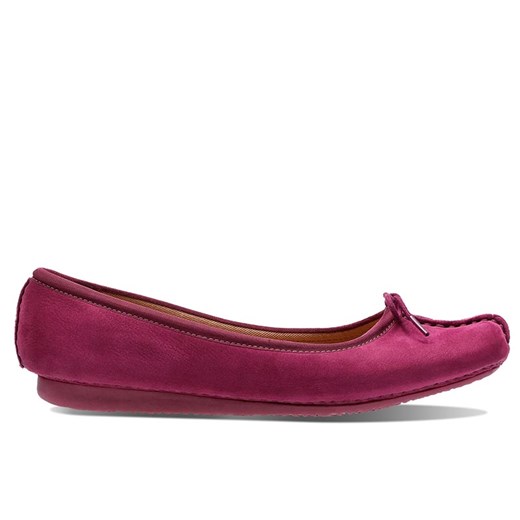 Baleriny damskie Clarks Freckle Ice Raspberry różowe  Clarks 41.5 BestSport 