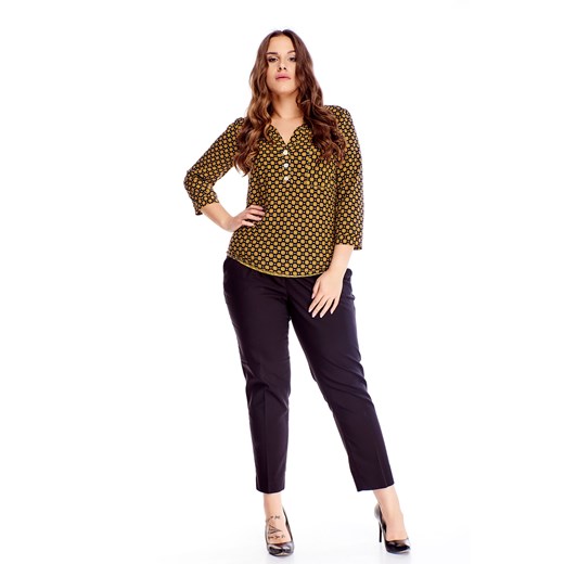 bluzka o koszulowym kroju Ptakmoda.com 38