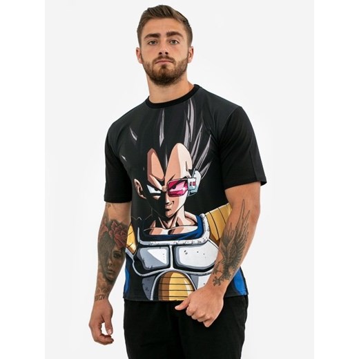 Dragon Ball t-shirt męski wielokolorowy z krótkim rękawem 