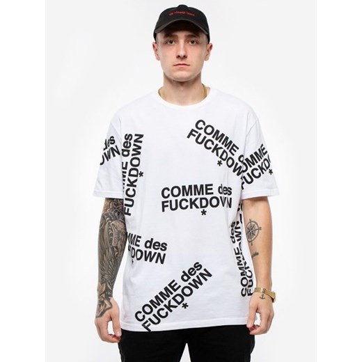 T-shirt męski Comme Des Fuckdown żakardowy 