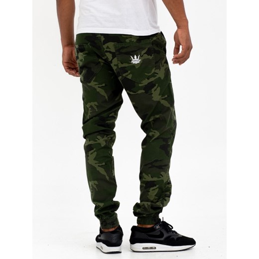 Crown Jogger Woodland Camo Green  Jigga Wear S UrbanCity.pl okazyjna cena 