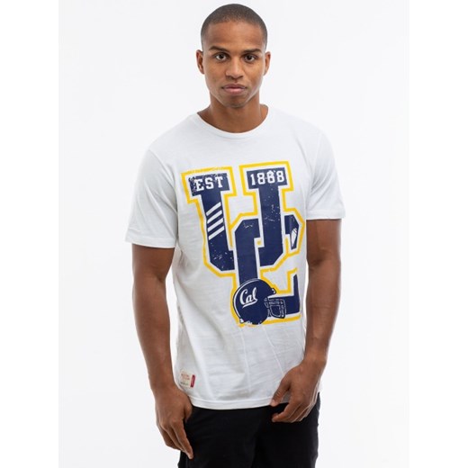 T-shirt męski Urban Selection biały w nadruki 