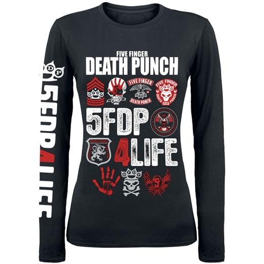 Bluzka damska Five Finger Death Punch z długimi rękawami 