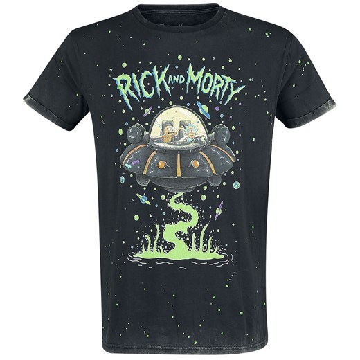 T-shirt męski Rick And Morty z krótkimi rękawami 