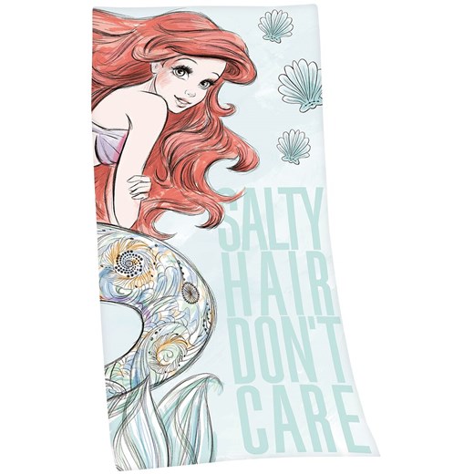 Ariel - Mała Syrenka - Salty Hair Don&apos;t Care - Ręcznik kąpielowy - wielokolorowy