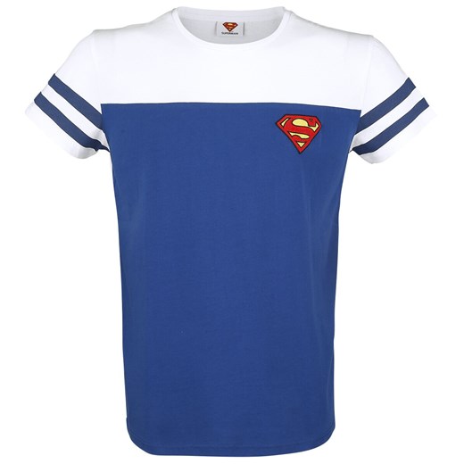 T-shirt męski Superman z krótkimi rękawami bawełniany 