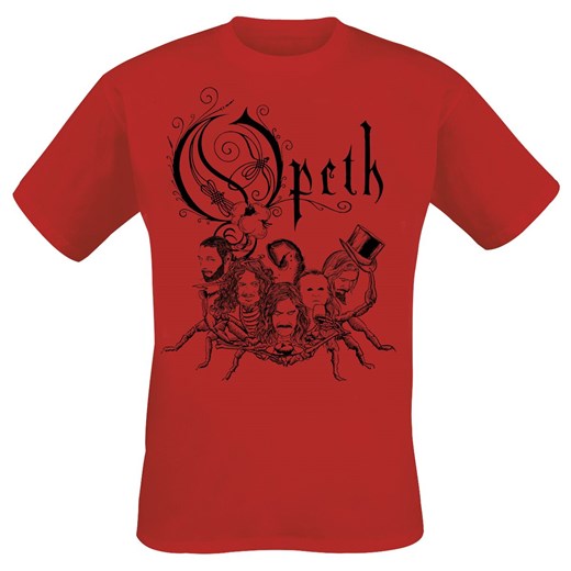 T-shirt męski Opeth z krótkim rękawem 