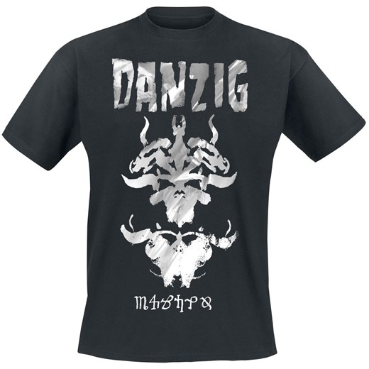 T-shirt męski Danzig w nadruki 