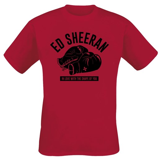 T-shirt męski Sheeran, Ed z bawełny z krótkim rękawem 
