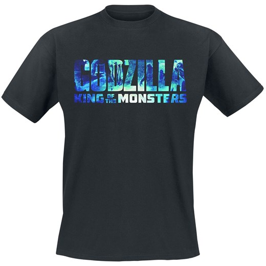 T-shirt męski Godzilla z krótkimi rękawami 