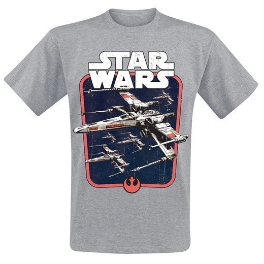 Star Wars - Red Squadron - T-Shirt - odcienie szarego