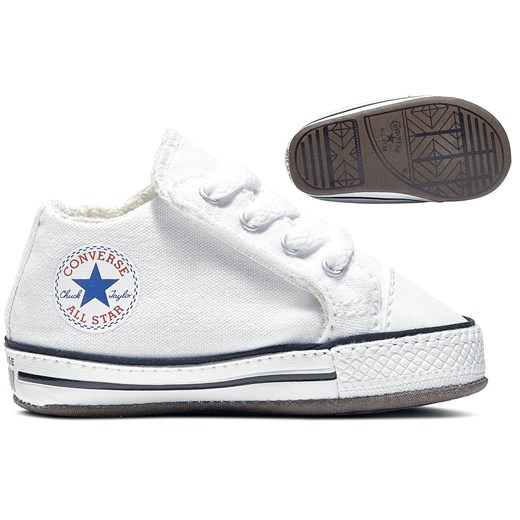Converse - Chuck Taylor First Star Cribster - Buty dziecięce - biały  Converse EU 19 EMP