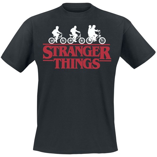 Stranger Things - Bike Club - T-Shirt - czarny