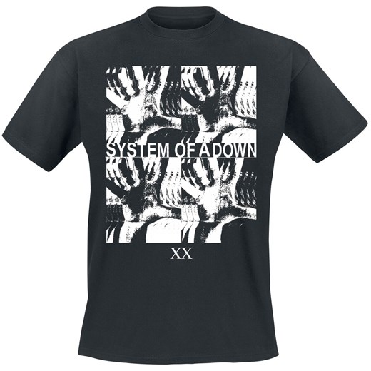 T-shirt męski System Of A Down w nadruki 