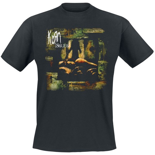 T-shirt męski Korn z krótkim rękawem z bawełny na wiosnę 