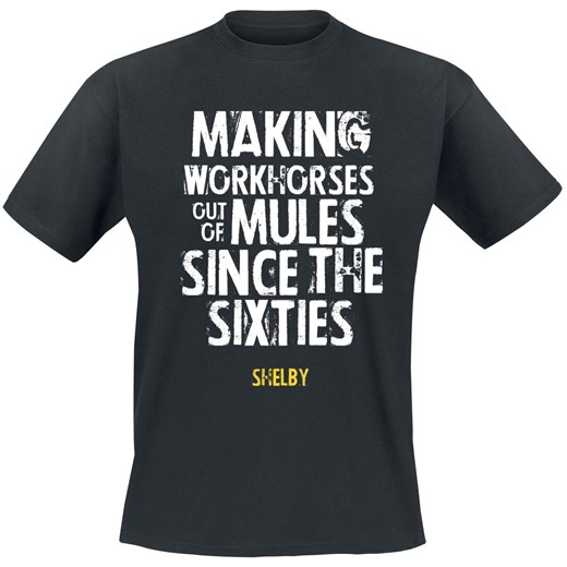 T-shirt męski Shelby z napisem z krótkim rękawem 