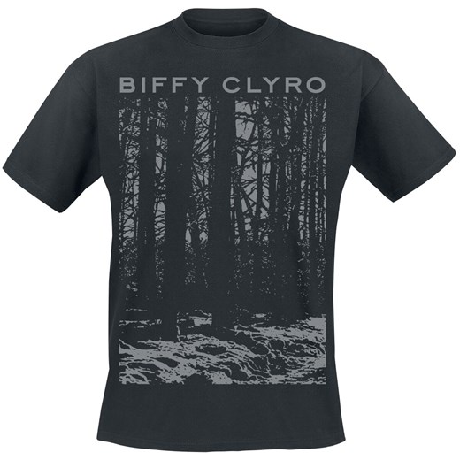 T-shirt męski Biffy Clyro z krótkimi rękawami 