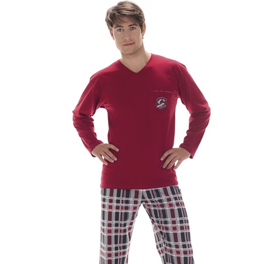 Piżama męska "Shield" cornette-underwear czerwony męskie