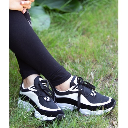 Buty sportowe damskie Elegrina młodzieżowe wielokolorowe na platformie gładkie 