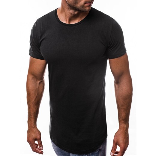 T-shirt męski Ozonee bez wzorów z krótkim rękawem 