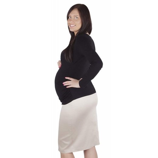 Spódnica ciążowa wiosenna bez wzorów 