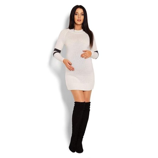 Sweter ciążowy biały 
