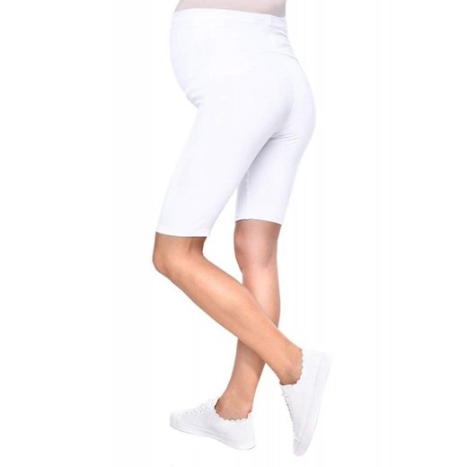 Wygodne legginsy ciążowe Mama 1052 biały