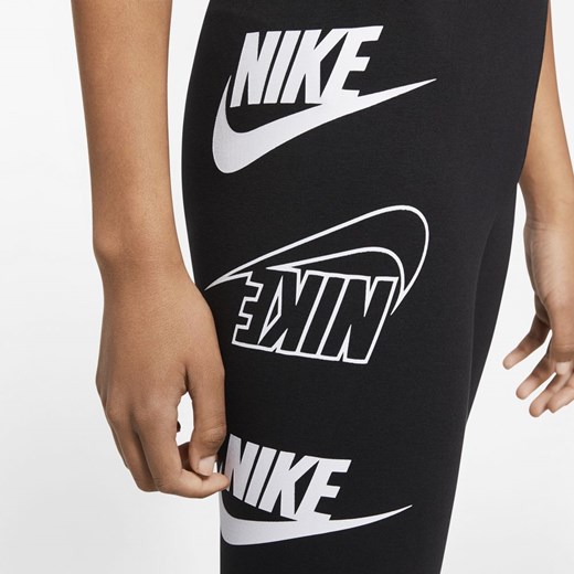 Spodnie damskie Nike w nadruki 