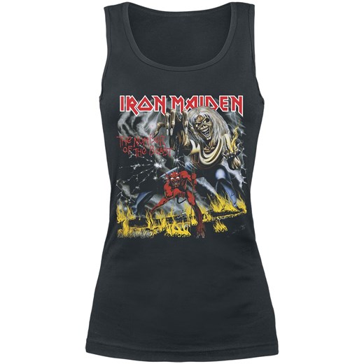 Iron Maiden - Number Of The Beast - Top - czarny  Iron Maiden L EMP