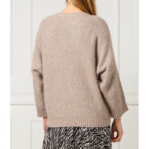 Sweter damski Max & Co. bez wzorów z okrągłym dekoltem 