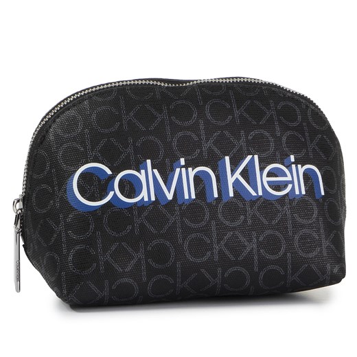 Kosmetyczka CALVIN KLEIN - Monogram Make-Up Bag K60K605658 Black Mono Calvin Klein   eobuwie.pl