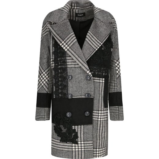 Desigual Płaszcz DETROIT | z dodatkiem wełny Desigual  36 Gomez Fashion Store