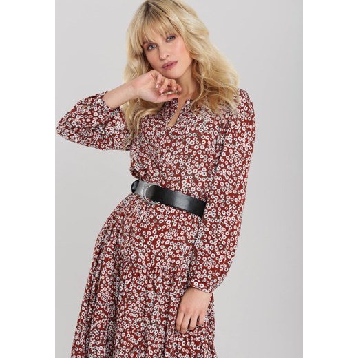 Renee sukienka casual midi rozkloszowana na spacer