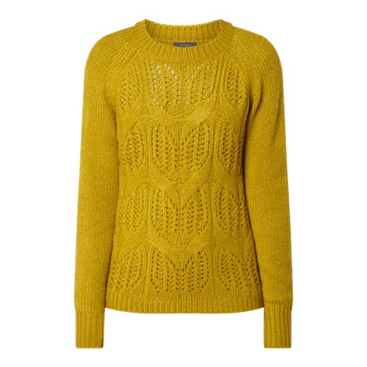 Sweter z ażurowym wzorem  Montego XXL Peek&Cloppenburg 