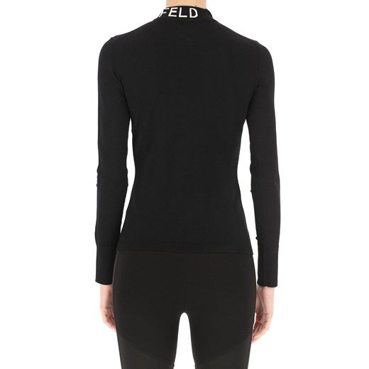 Karl Lagerfeld Sweter dla Kobiet Na Wyprzedaży, czarny, Wiskoza, 2019, 44 M